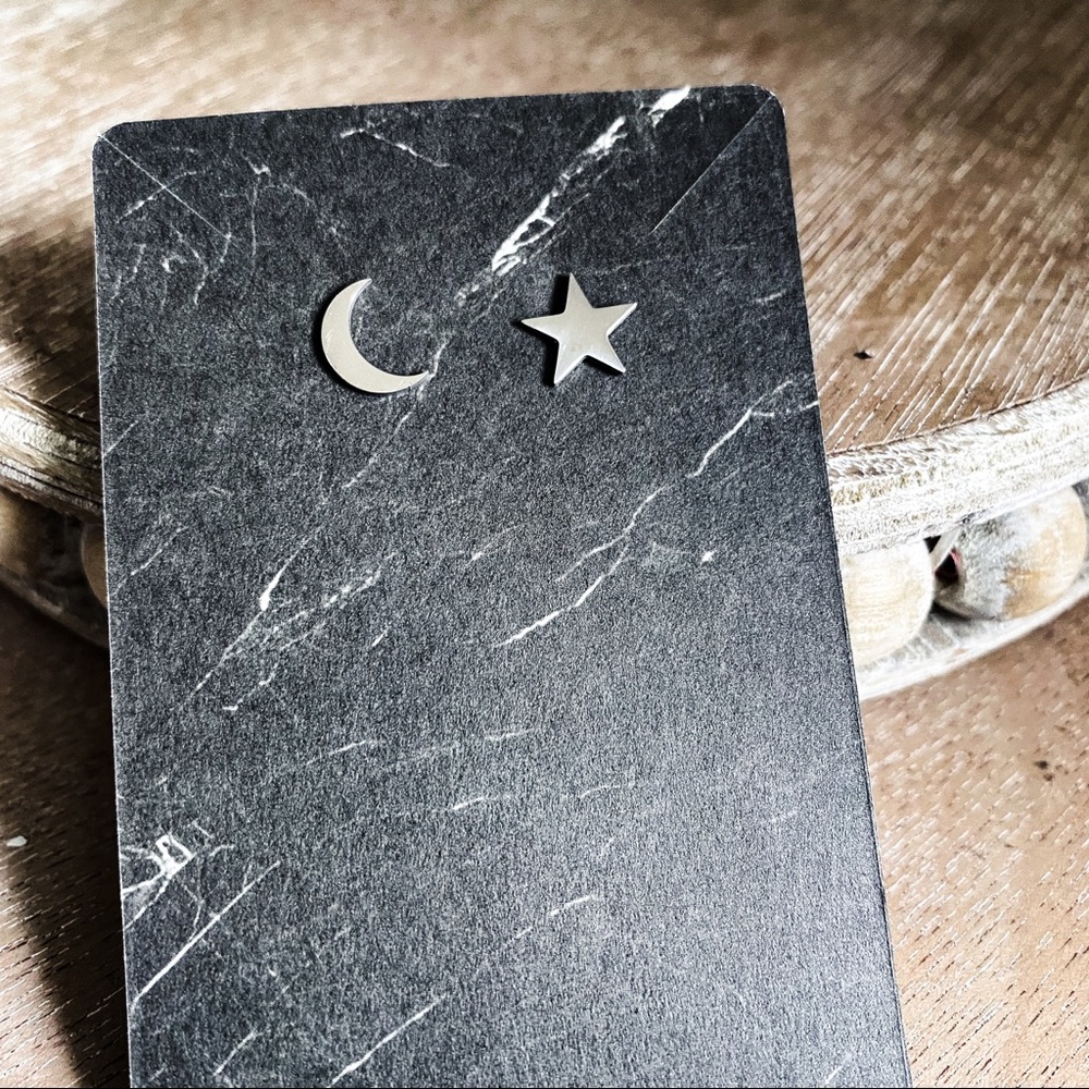 ⭐️ Star and Moon Mismatched Studs⭐️